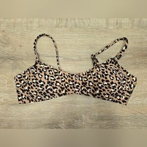 Aerie Brown and Black Bikini Bold Swimwear